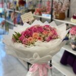 باقة الورد الجوري الوردي13