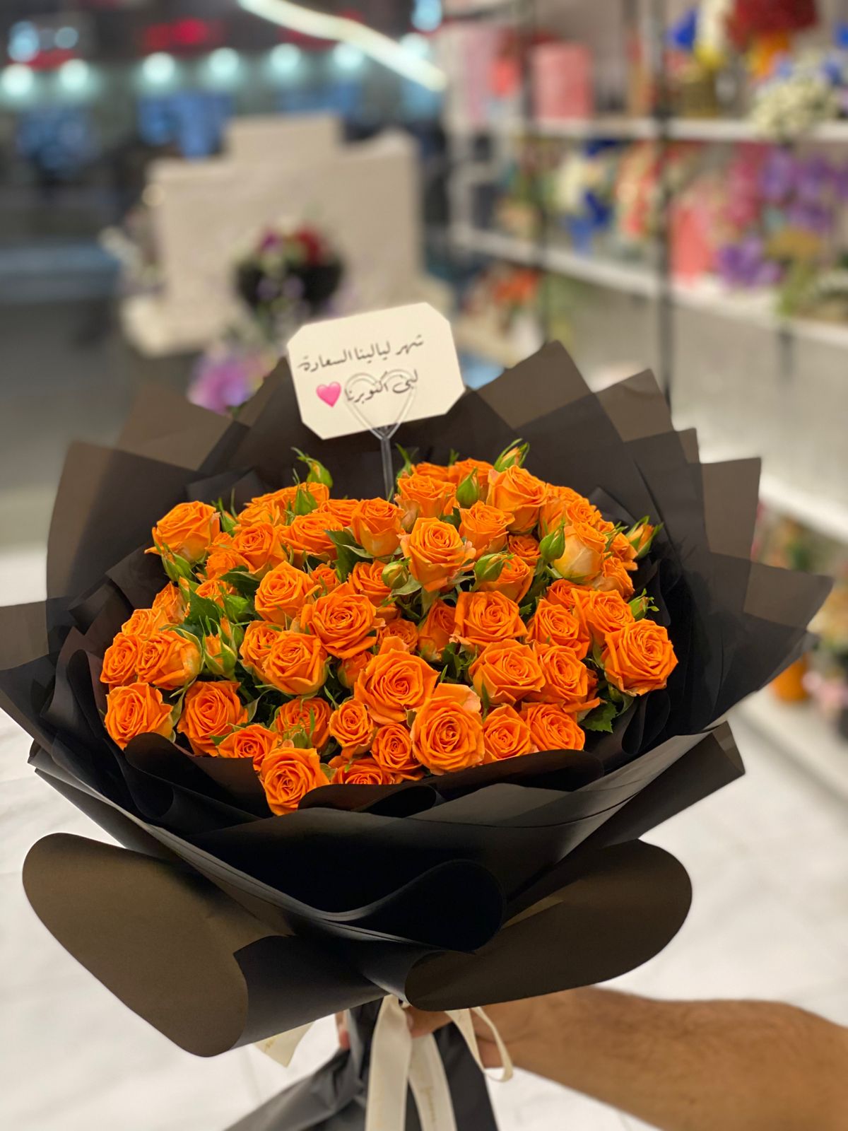 جمال الورد الجوري الاورنج The beauty of the orange rose - Image 1
