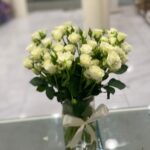 Baby Rose White Vase 1