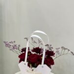 Baby Rose Red Bouquet with Card